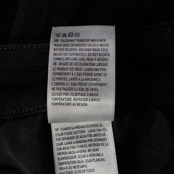 American Eagle SZ 10 Curvy Hi-Rise Jeggings Jeans Stretch Zip-Fly Pockets Black - Picture 9 of 11